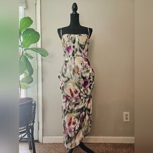 Cider ruffled multicolored Dress